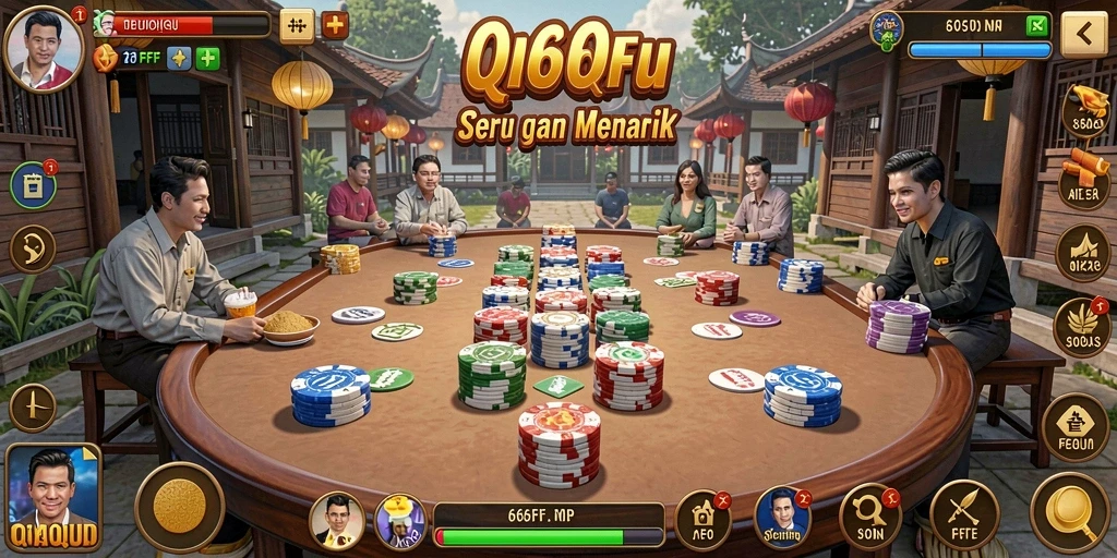 Tampilan menarik dari permainan QiuQiu 666FF.