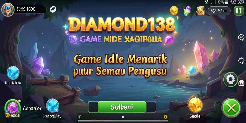 Tampilan screenshot utama DIAMOND138 menunjukkan gameplay yang santai dan menarik.