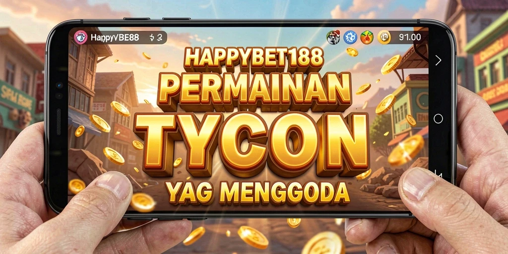 Tampilan gameplay mengasyikkan dalam game Tycoon HAPPYBET188.