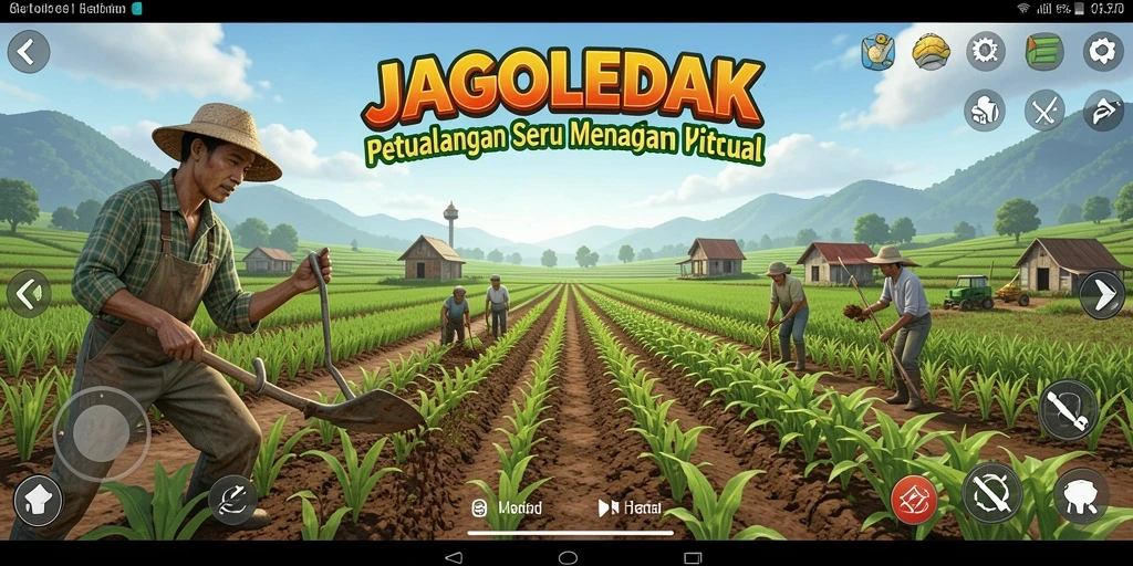 Tampilan gameplay JAGOLEDAK yang menarik dan penuh warna.