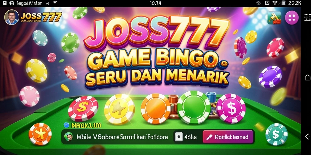 Tampilan gameplay seru dari JOSS777 yang penuh aksi Bingo.