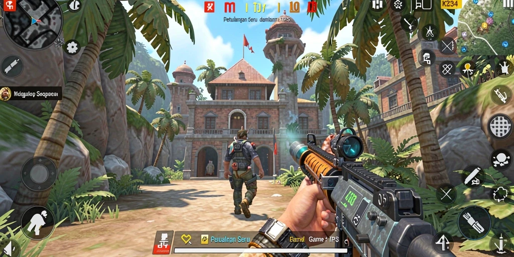 Tampilan gameplay K234 yang seru dan penuh aksi.