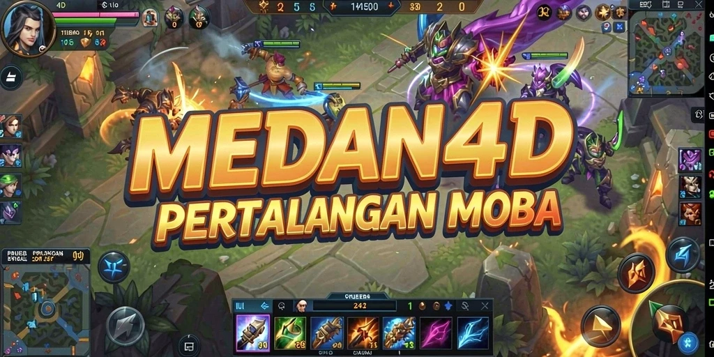 Gameplay seru dengan taktik tim di MEDAN4D.
