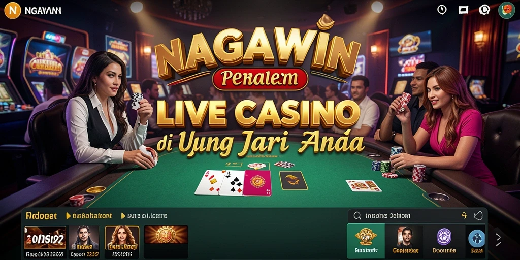 Tampilan gameplay Live Casino yang menyenangkan di NAGAWIN.