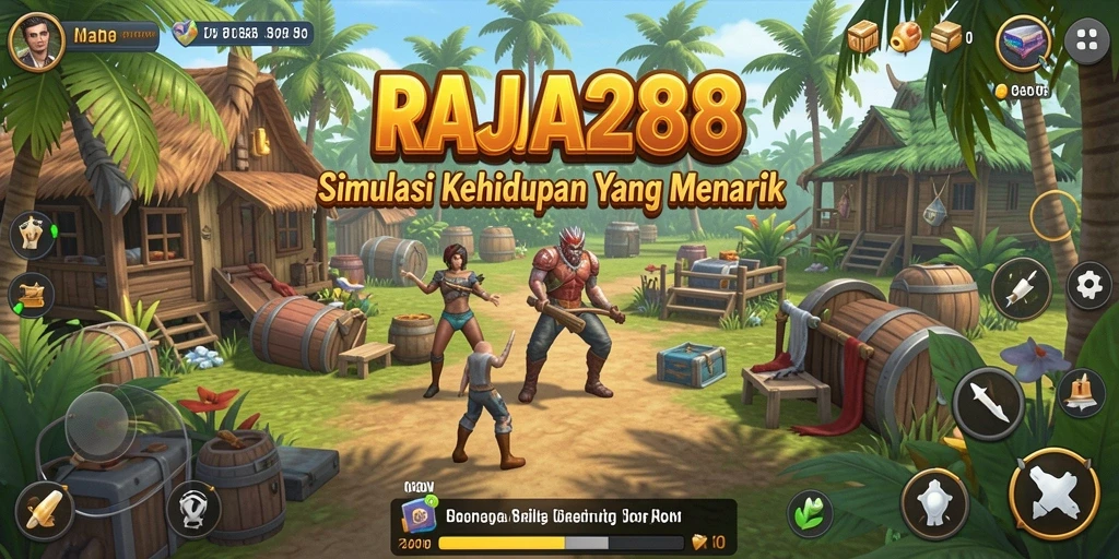 Tampilan gameplay RAJA288 yang menarik dan interaktif.