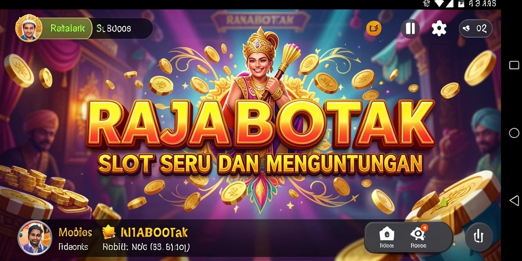 Tampilan screenshot gameplay Slot RAJABOTAK yang menarik