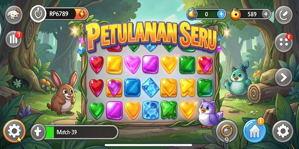 Tampilan gameplay RP6789 yang penuh warna dan mengasyikkan.