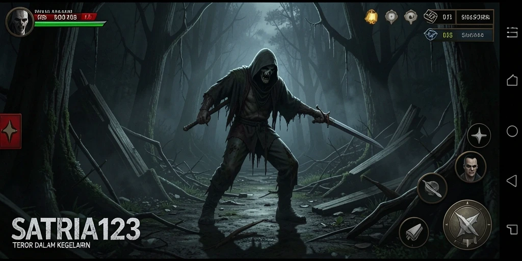 Gameplay menyeramkan di SATRIA123 dengan suasana penuh ketegangan.