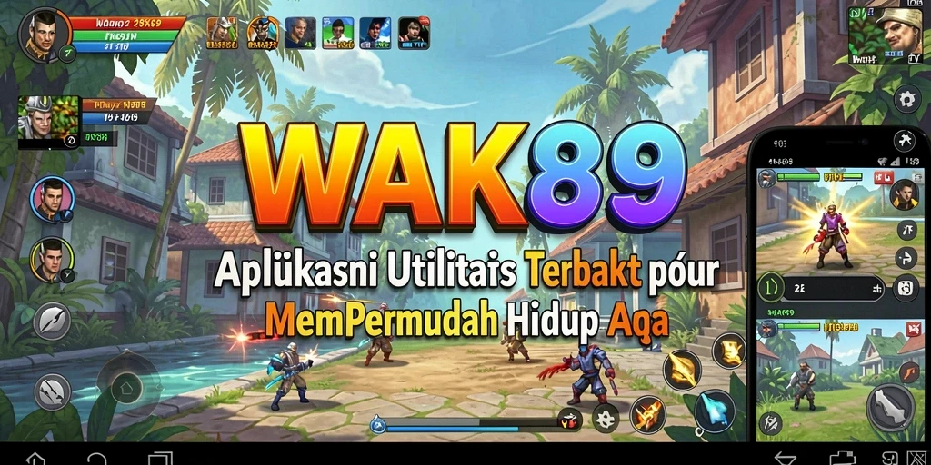 Tampilan antarmuka utama aplikasi WAK89 yang intuitif dan fungsional.
